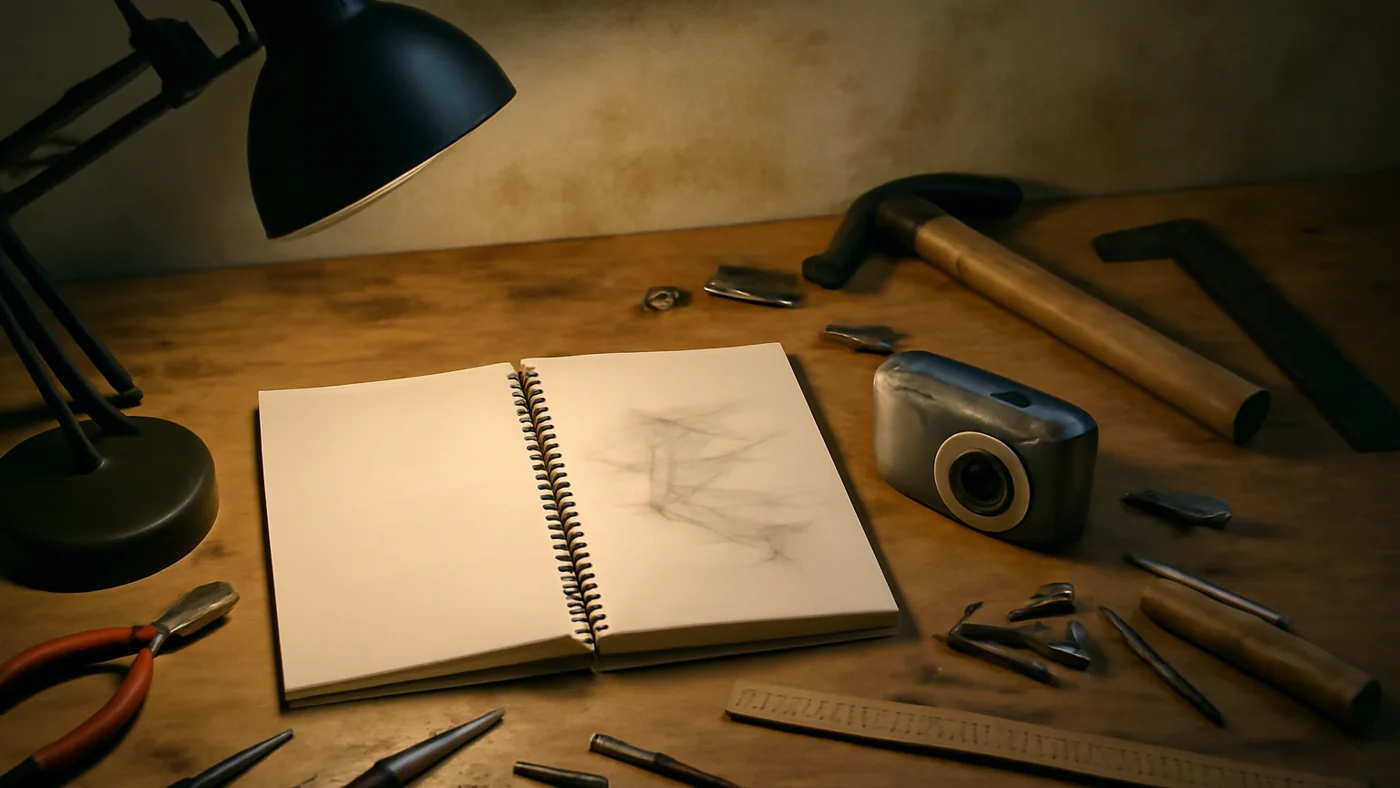 Lighting a Creative Workbench Without Harsh Shadows